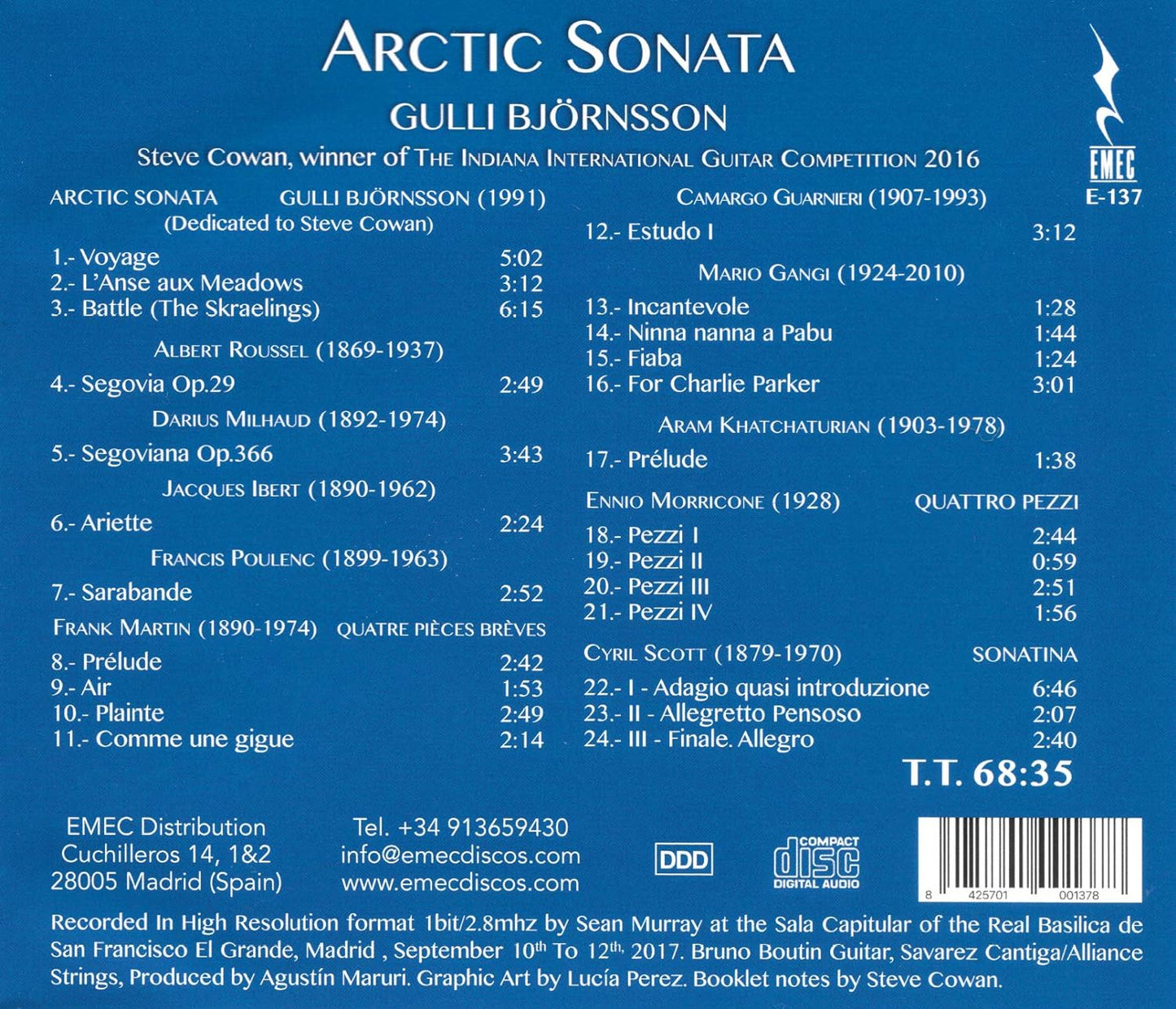 Gulli Björnsson-Arctic Sonata