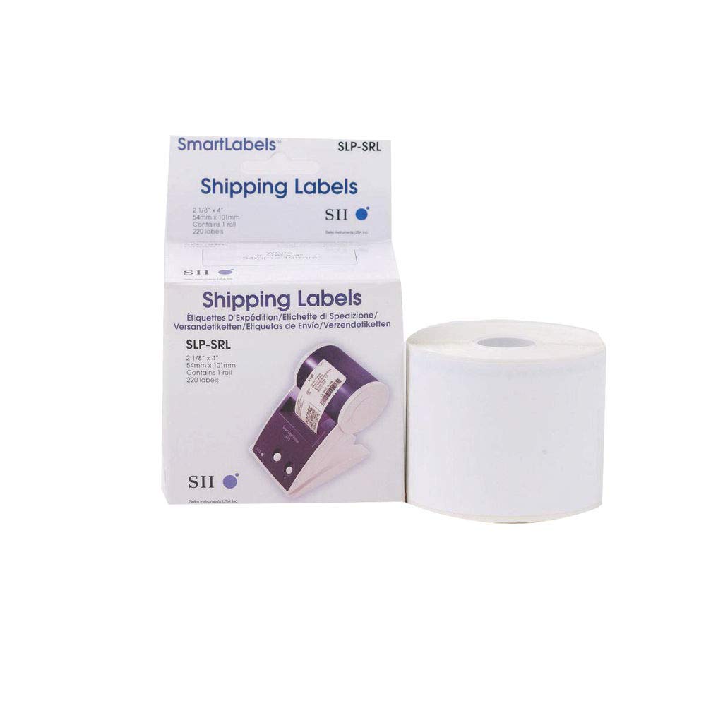 SII Seiko Instruments Étiquettes d'expédition, SLP-SRL, 220 pcs. 1 rouleau