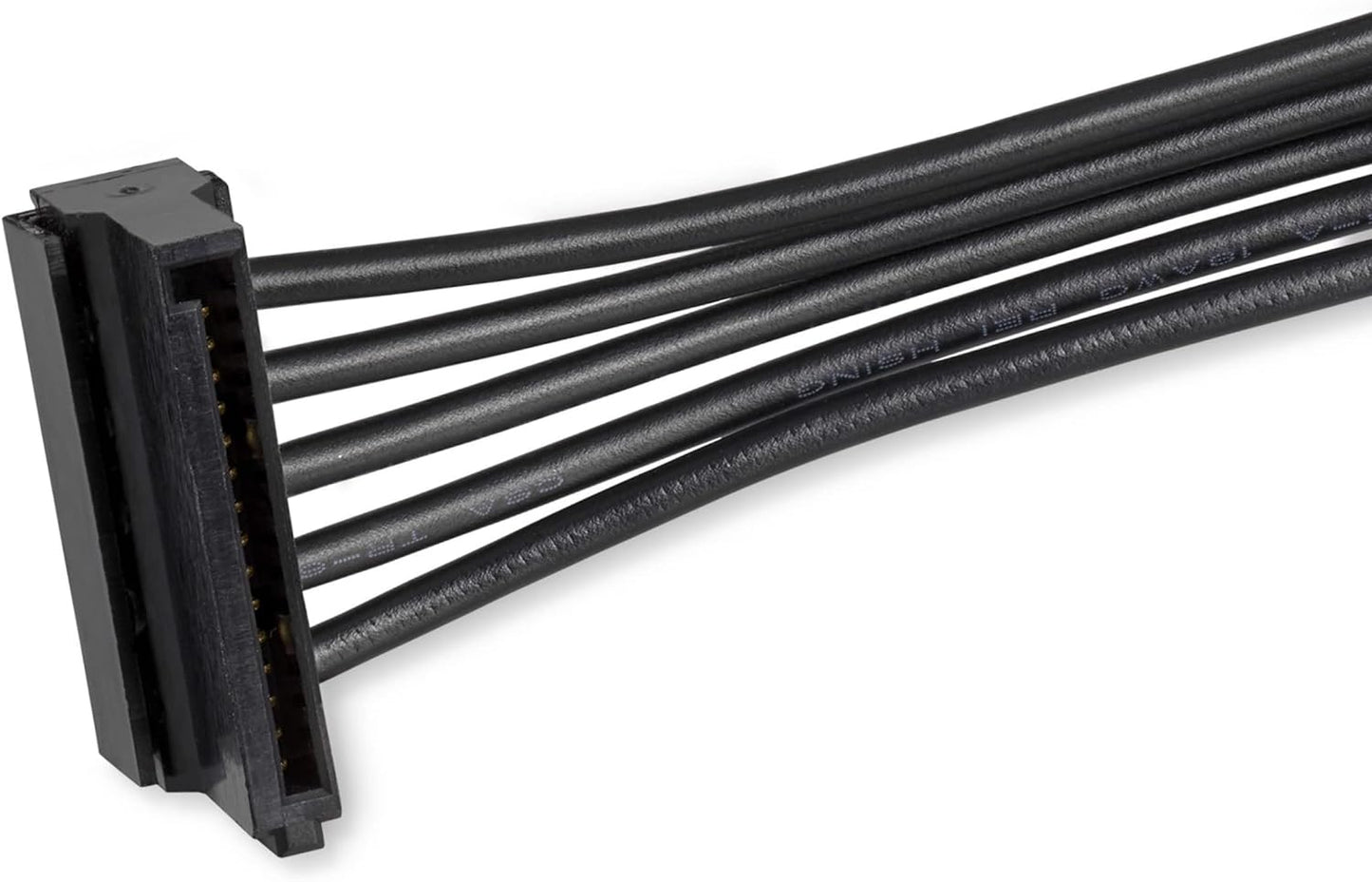 StarTech.com 15.7 in (400 mm) SATA Power Splitter Adapter Cable - M/F - 4x Serial ATA Power Cable Splitter (PYO4SATA), Black