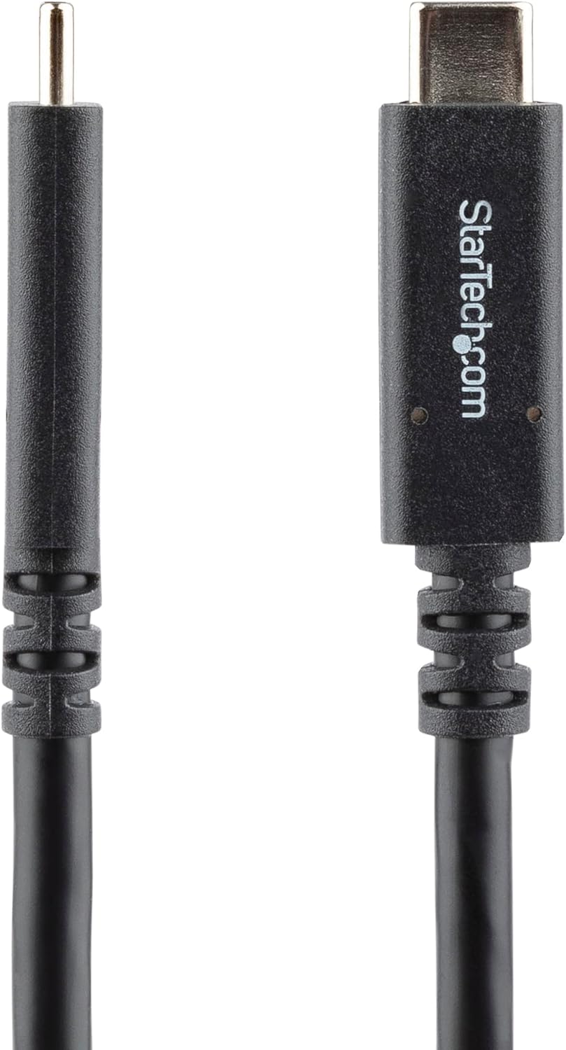 StarTech.com USB C to USB C Cable - 6 ft / 1.8m - 5A PD - USB-IF Certified - M/M - USB 3.0 5Gbps - USB C Charging Cable - USB Type C Cable (USB315C5C6