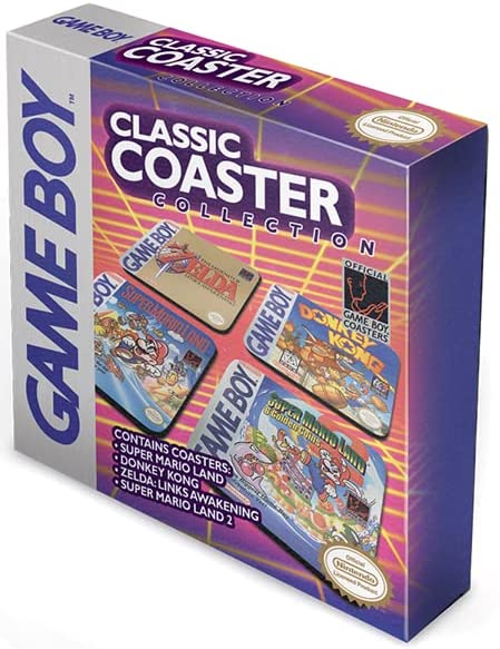 Nintendo CSP0022 Coaster Set of 4, Multi-Colour
