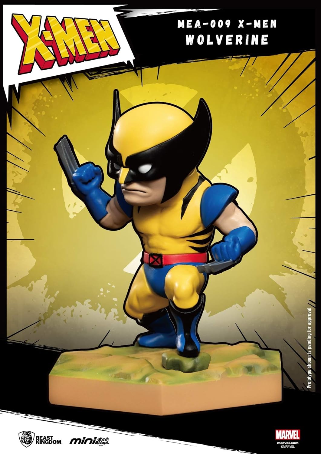 Beast Kingdom- Mini Egg Serie X-Men Minifigura Lobezno 8cm, Multicolor (OCT188483
