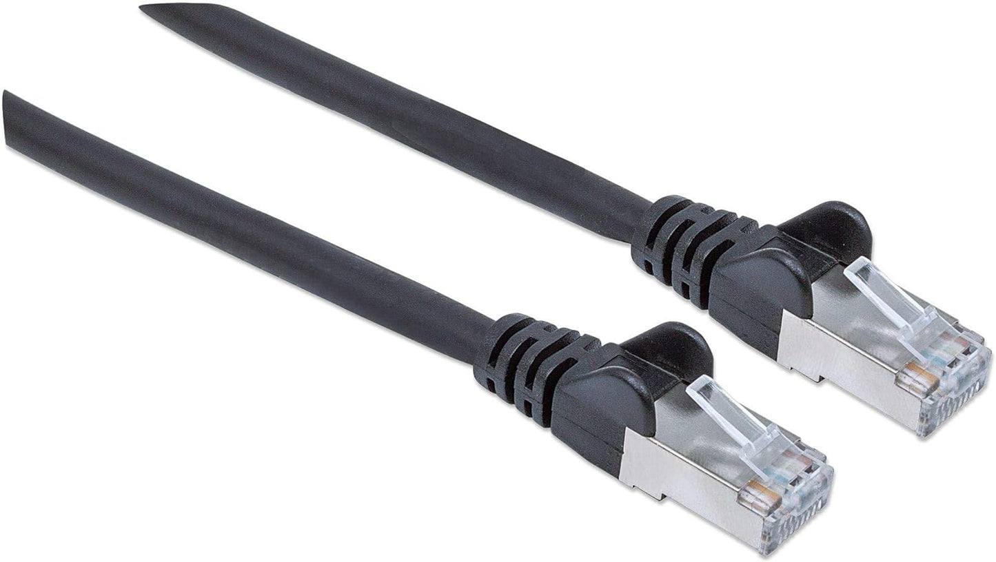 Intellinet 318761 Cable de Red Cat6A SFTP 100% Cobre RJ-45 macho/RJ-45 Macho, 1 m, Negro
