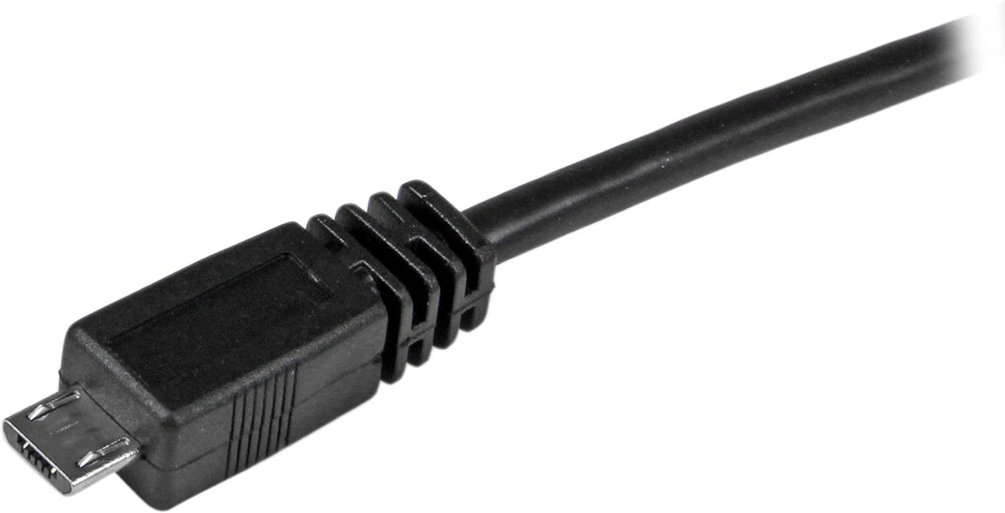 StarTech.com 0.5m Micro USB Cable - 0.5 Meter A to Micro B - M/M - 50cm USB Micro Cable Cord (UUSBHAUB50CM
