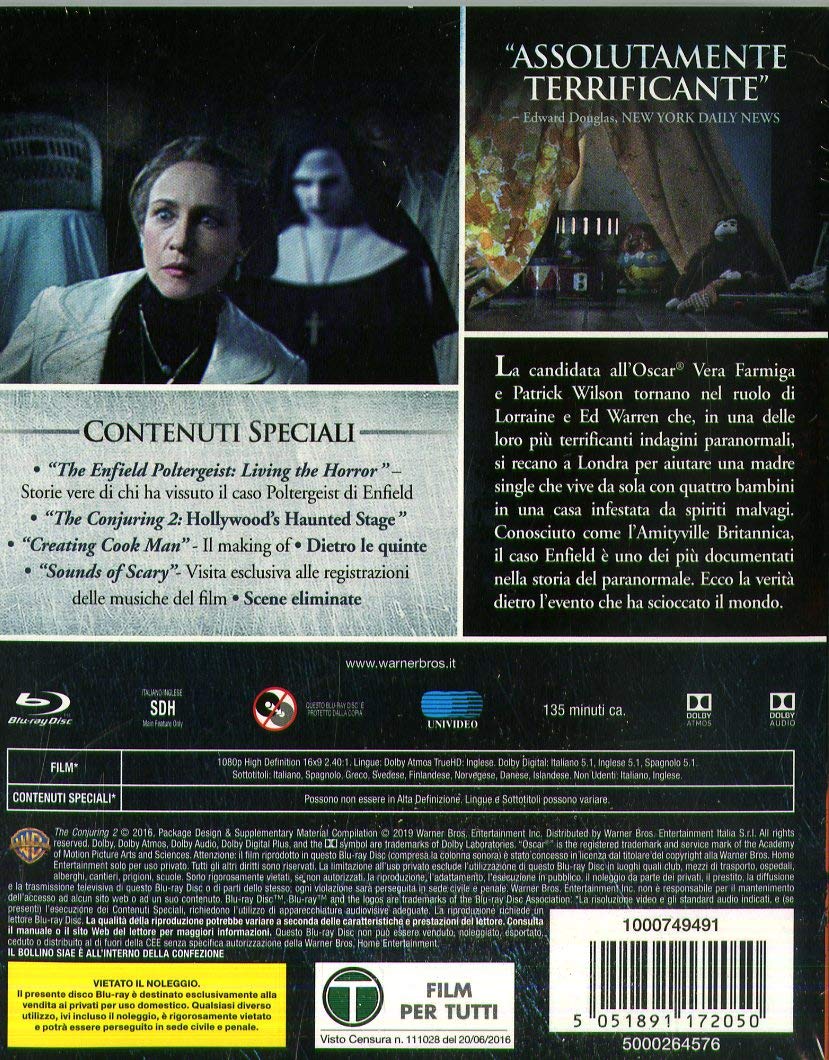 The Conjuring 2 : Il Caso Enfield (Edizione Horror Maniacs)