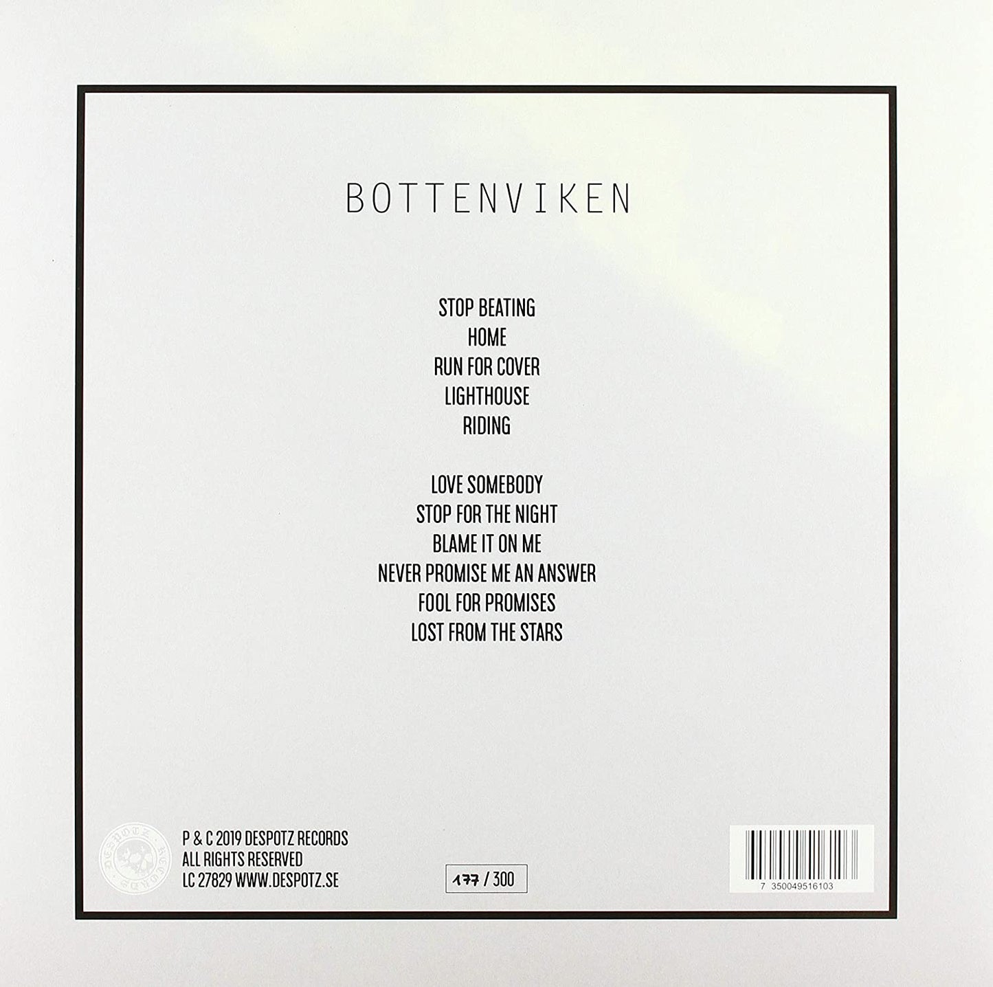 Bottenviken Numbered Ed.