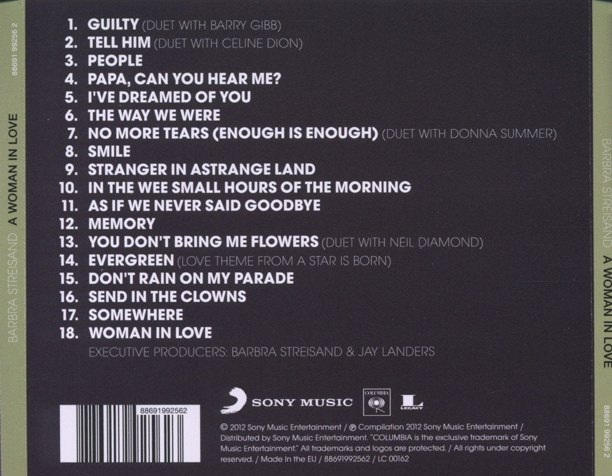 A WOMAN IN LOVE-THE GREATEST HITS