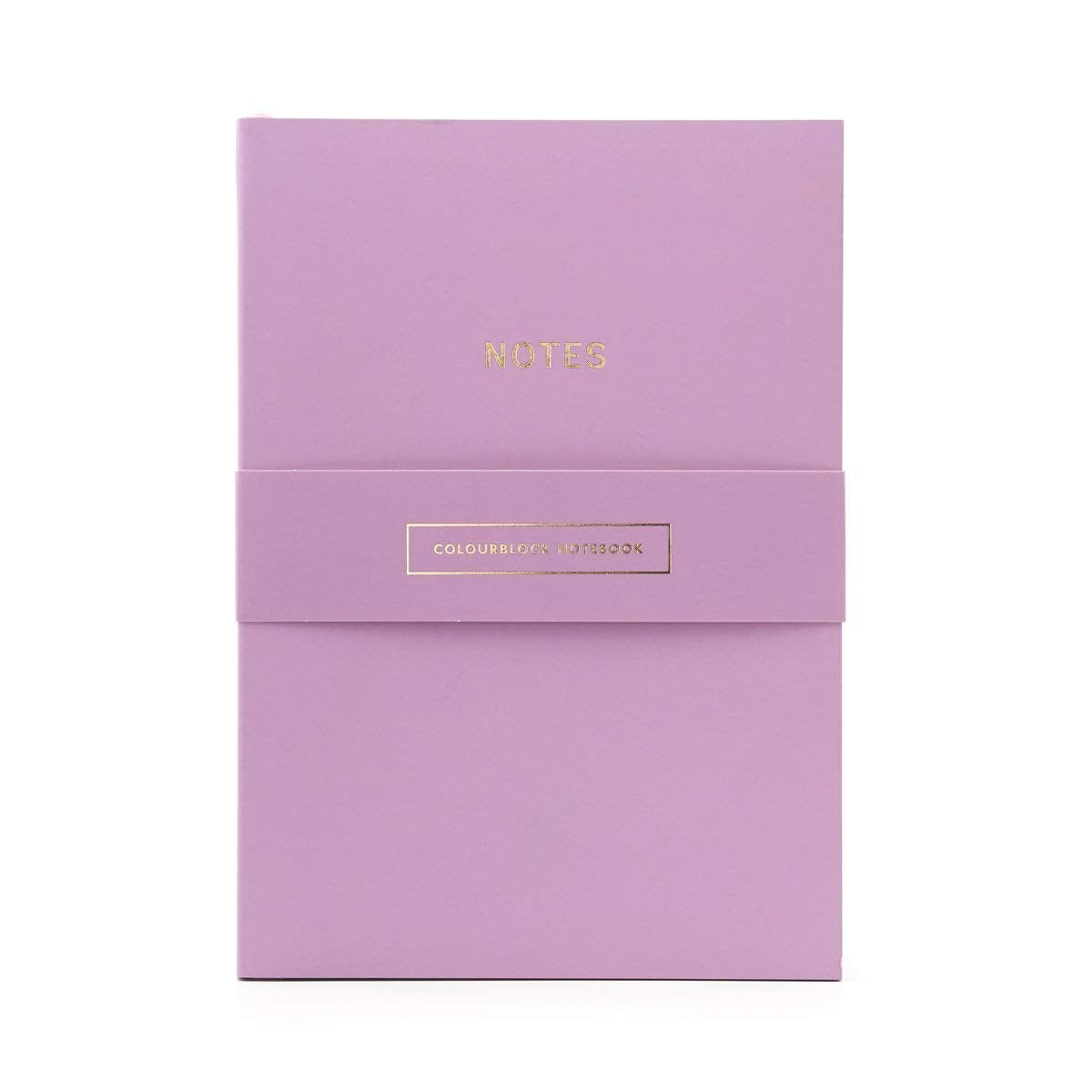 Colourblock A5 Notebook Mulberry