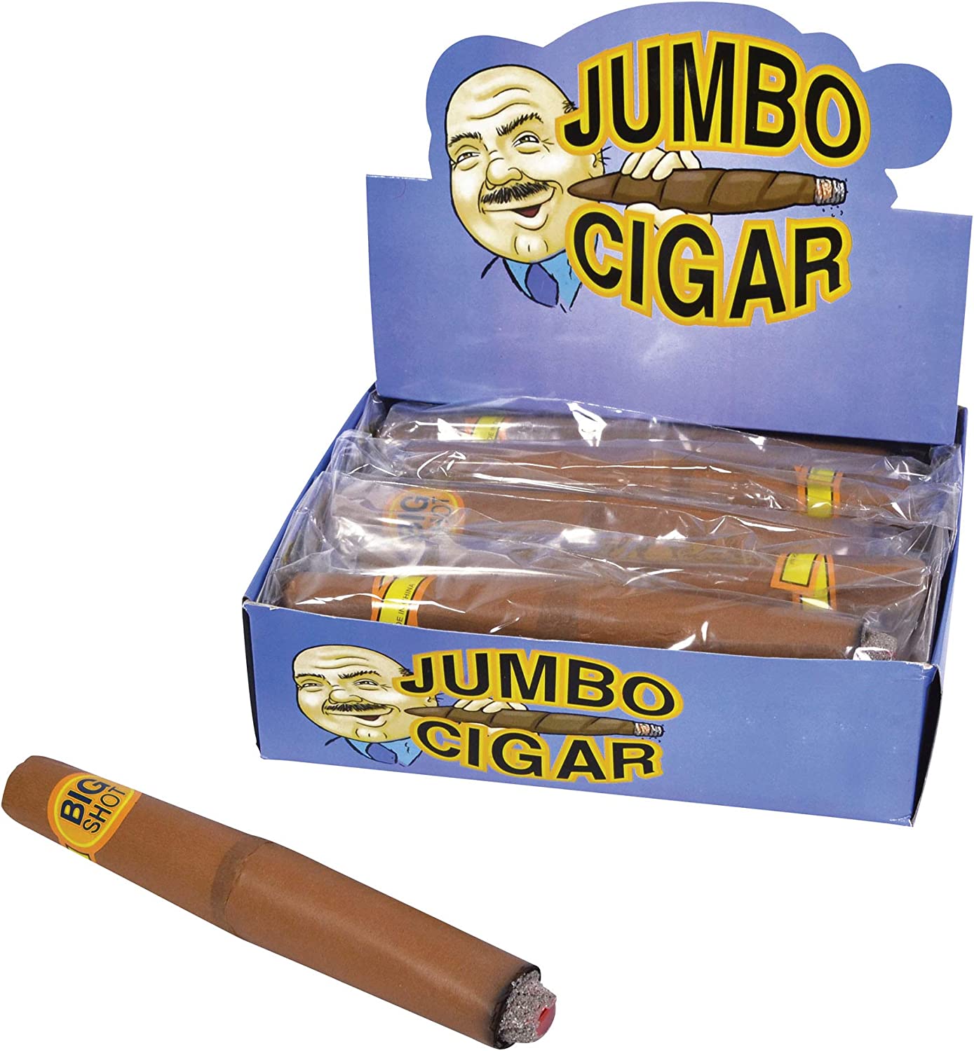 Bristol Novelty GJ290 Jumbo Cigar Party Accessory Set, Unisex-Adult, Brown, One Size