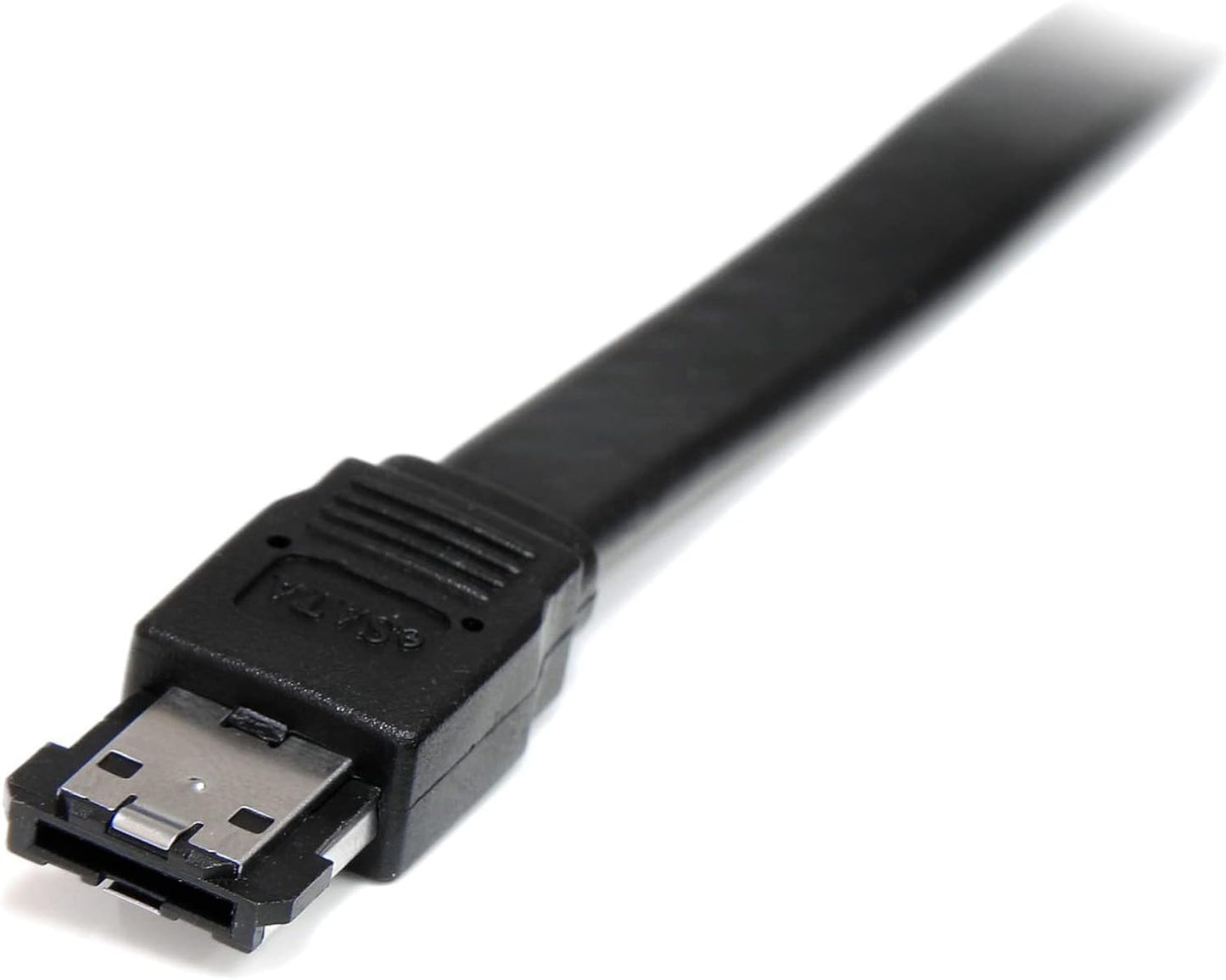 StarTech 3 feet Shielded External eSATA Cable M/M, Black 3 ft/1 m