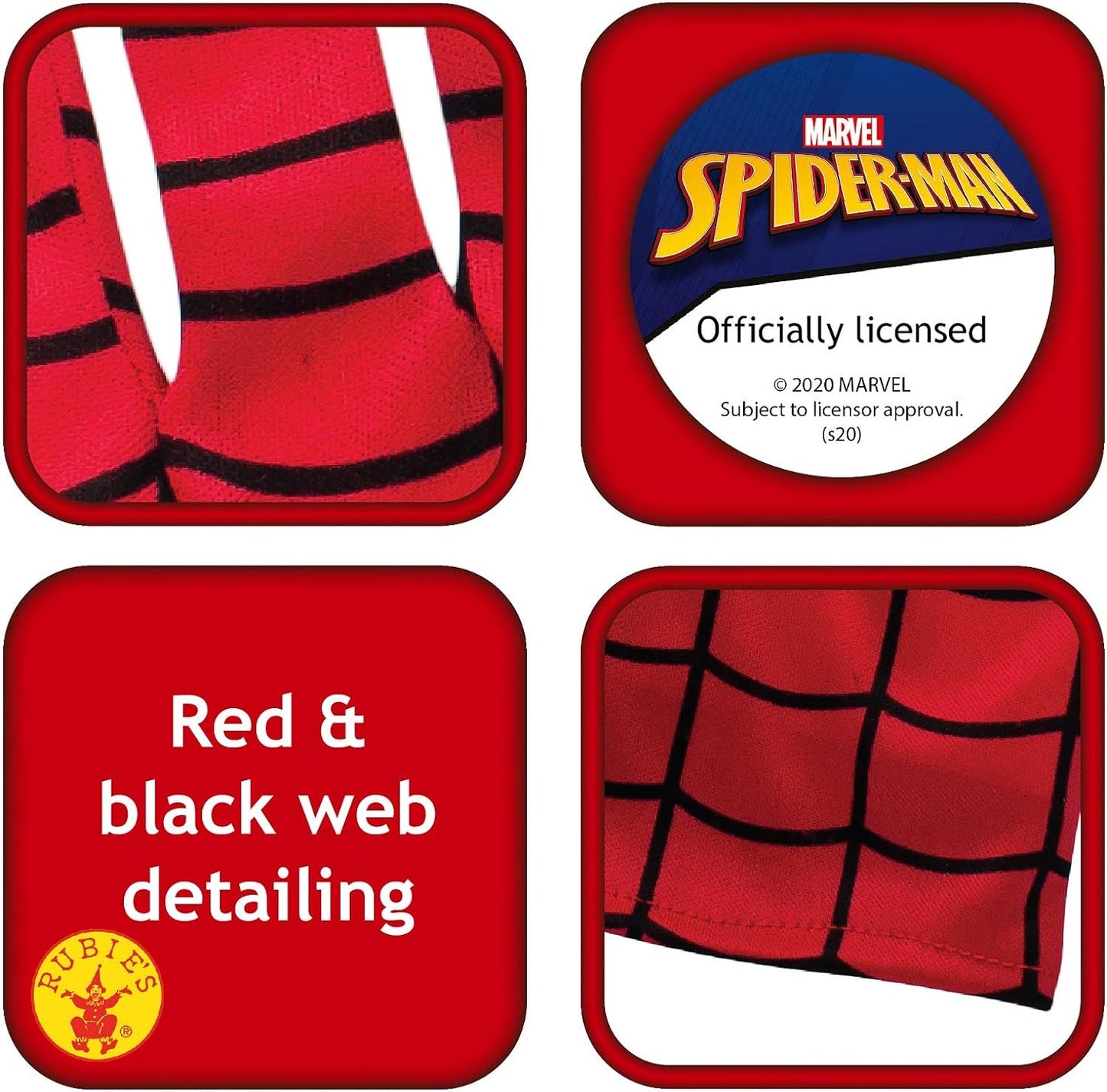 Rubie's Costume Men's Marvel Universe Adult Spiderman Gloves