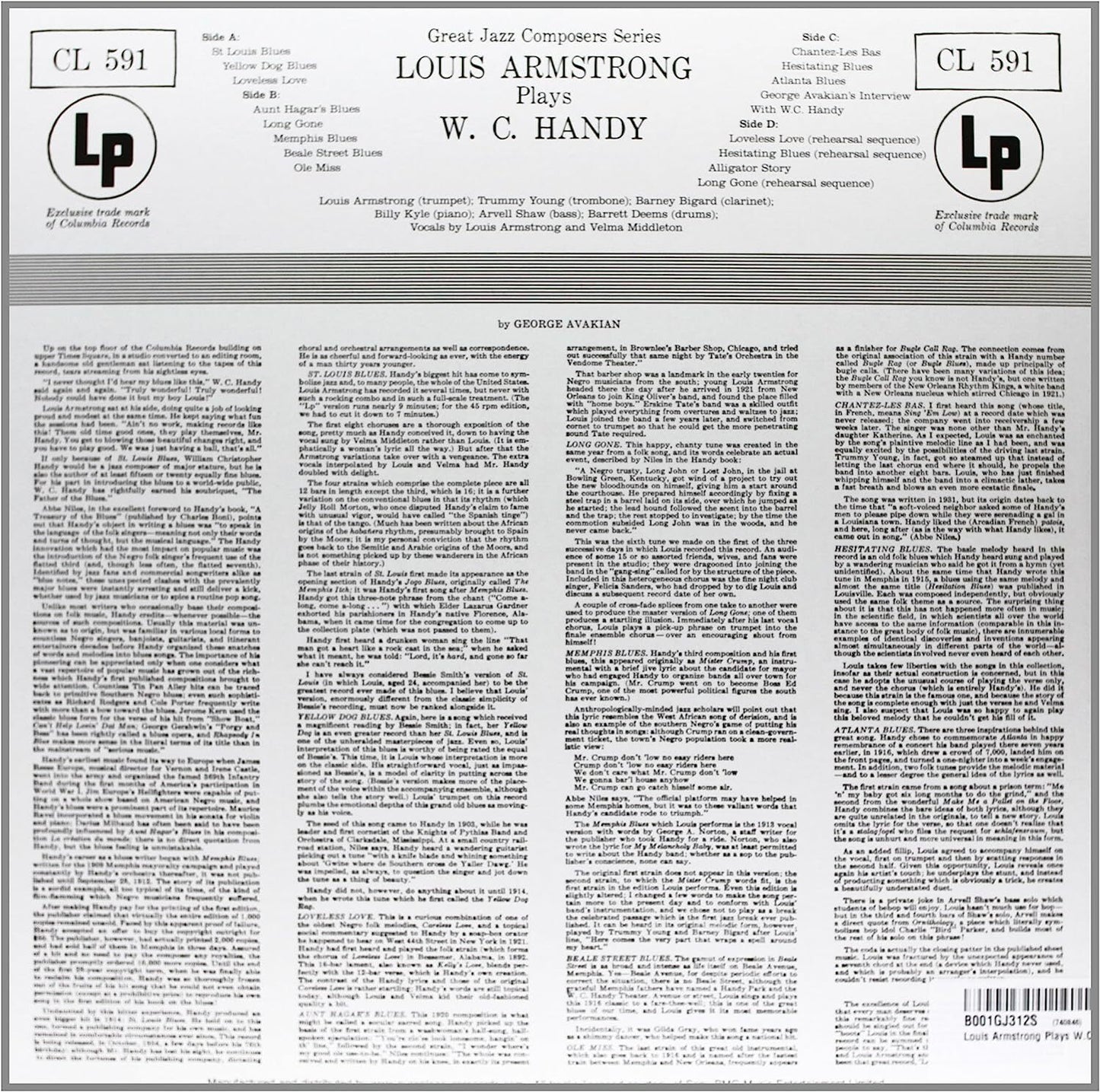 Louis Armstrong Plays W.C. Handy