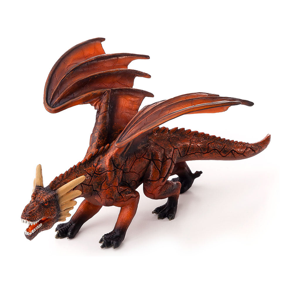 ANIMAL PLANET Fantasy Fire Dragon with Articulated Jaw Toy Figure, Multi-colour (387253)
