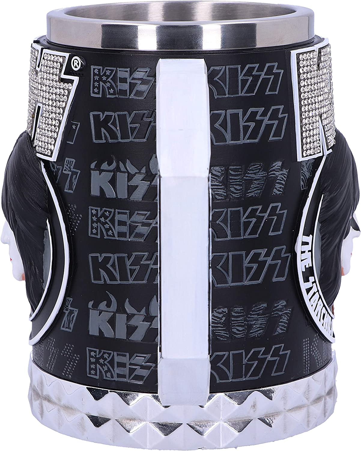 Nemesis Now Officially Licensed KISS Glam Range Paul Stanley The Starchild Tankard, Black, 15.5cm