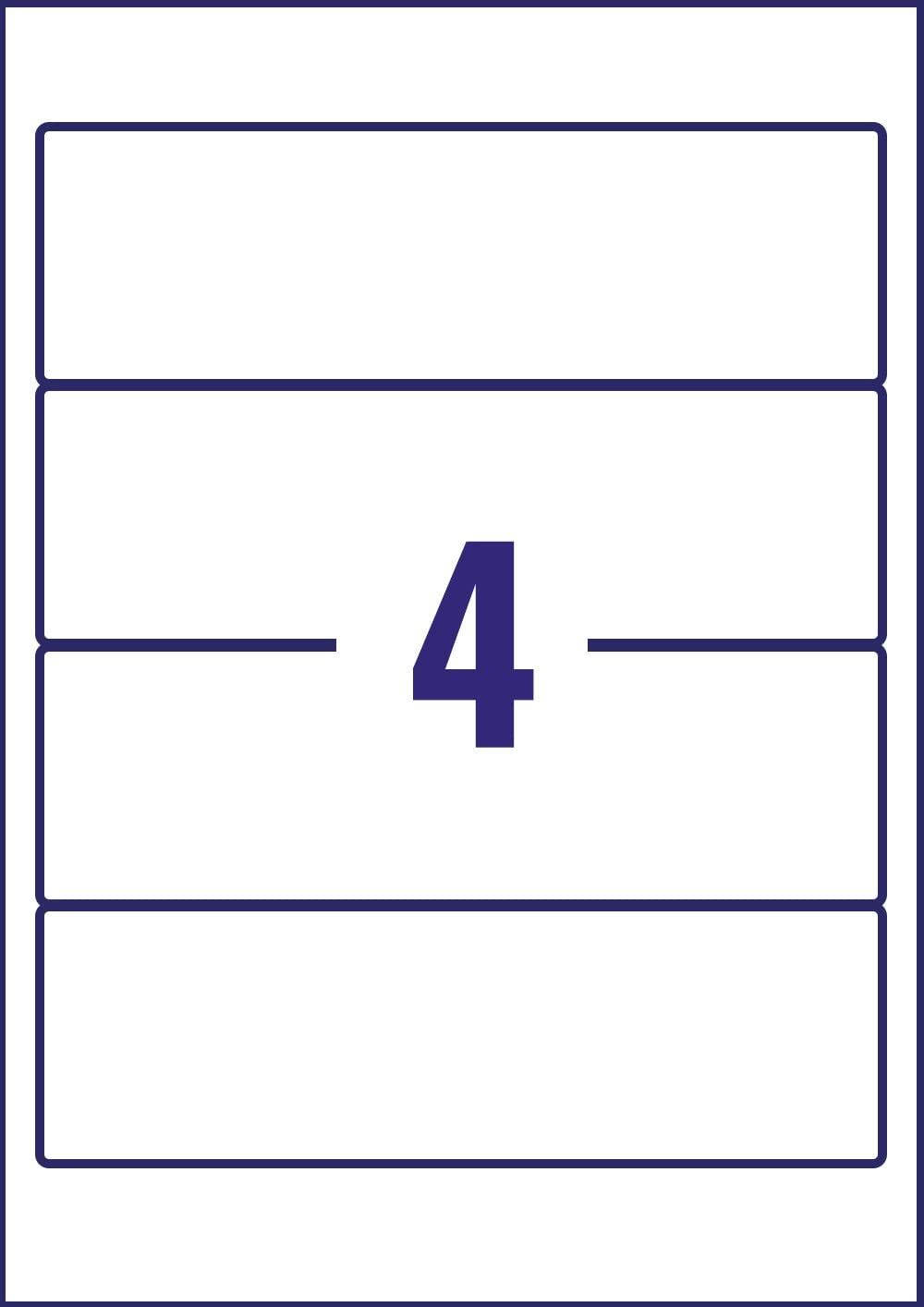 Avery Lever Arch LBL 4SHEET P25 J8171-25