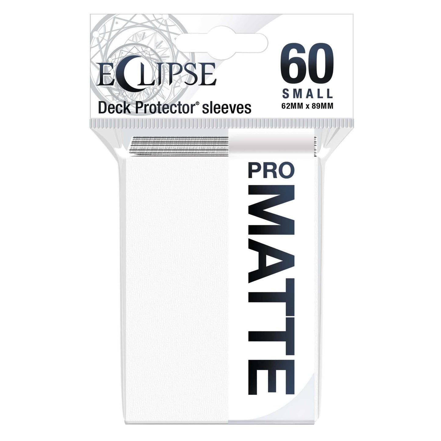 Ultra-Pro 174212 Bustine Small Eclipse Pro-Matte, Bianco, 60 Pezzi