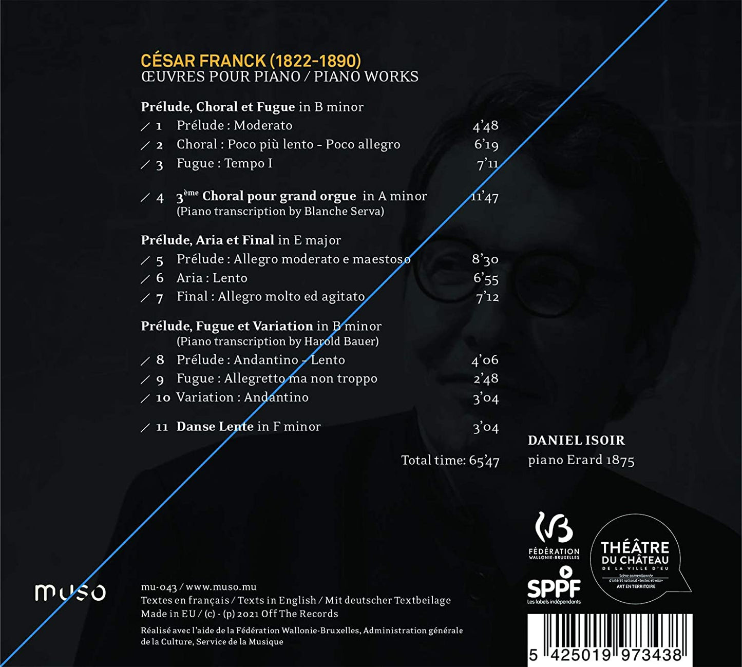 César Franck :Triptyques. Piano Works