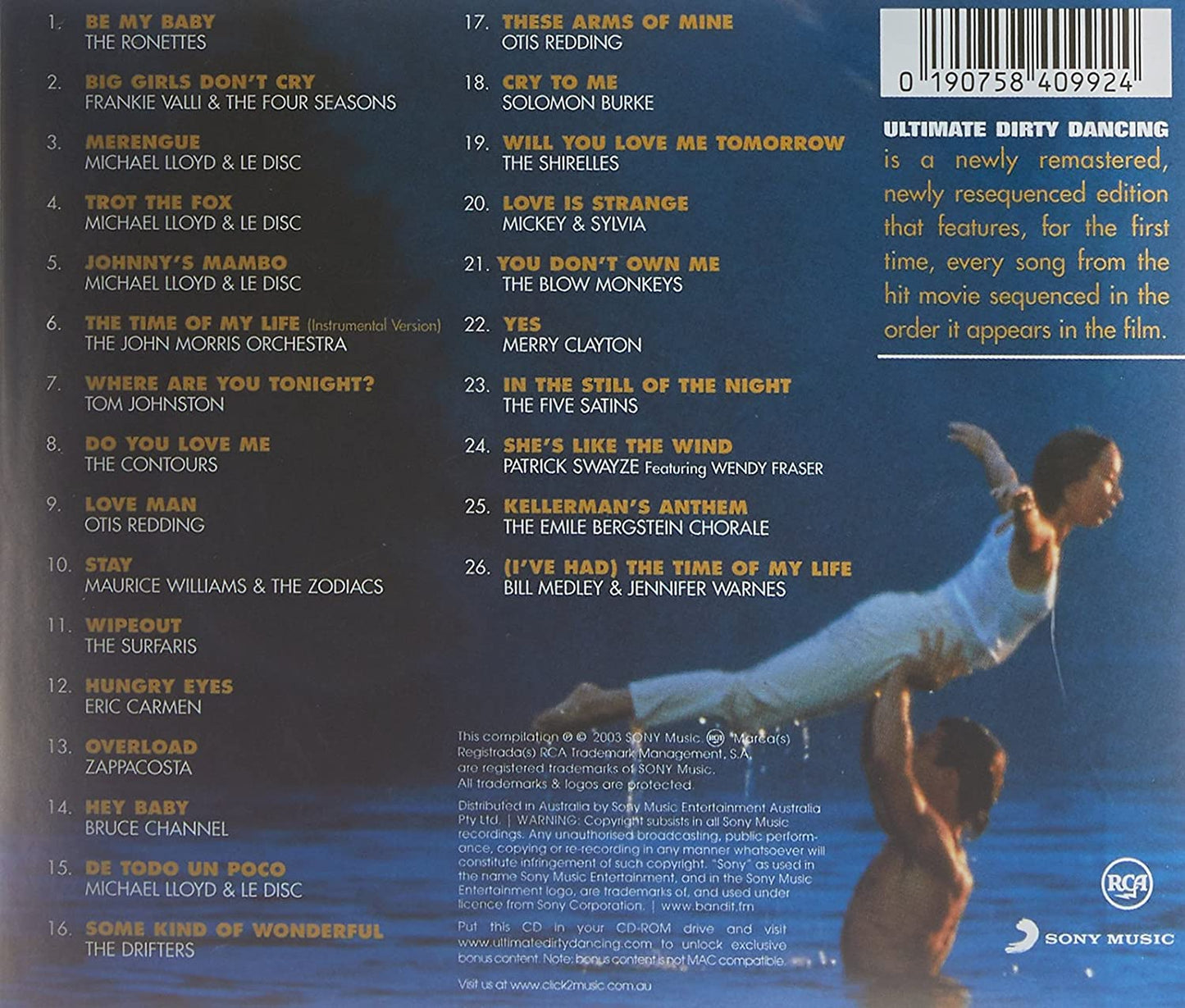 Ultimate Dirty Dancing (Sony Gold Series) (Original Soundtrack