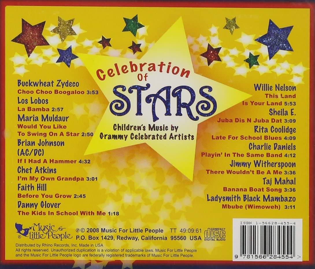 Celebration Of Stars: Children's Music By Grammy Celebrated Artists