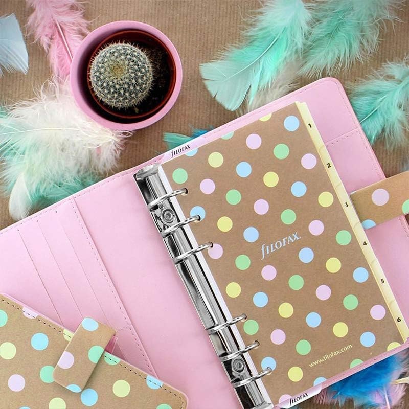 Filofax Patterns Pastel Spots Personal Organiser