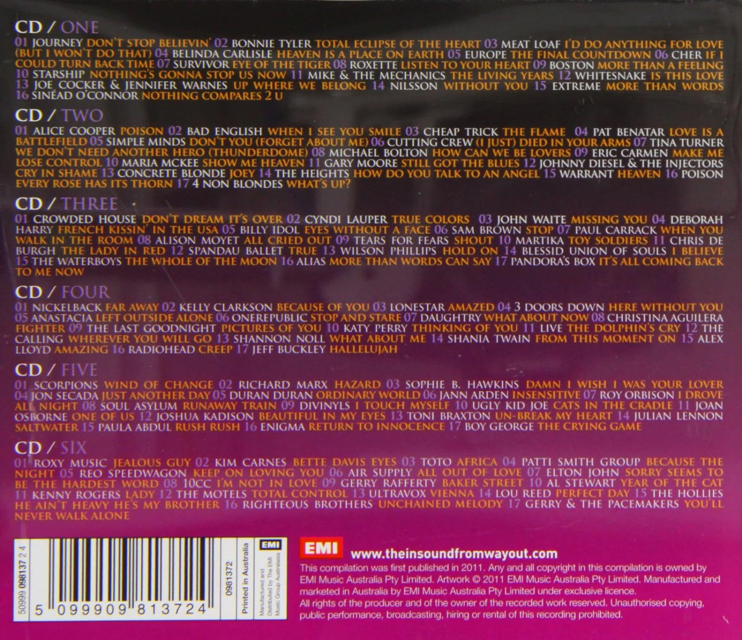 101 Power Ballads