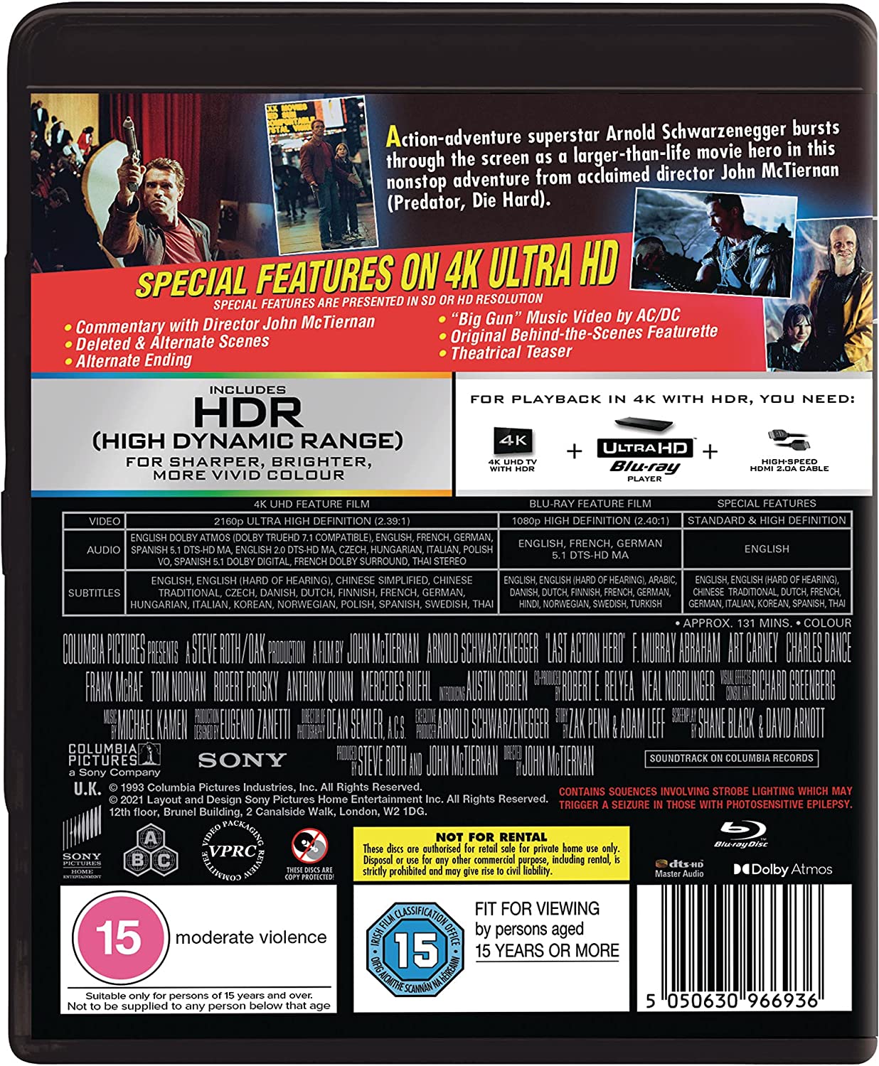 Last Action Hero (2 Discs - 4k Ultra-HD & BD)