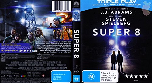 Super 8 Blu ray + dvd + digital copy