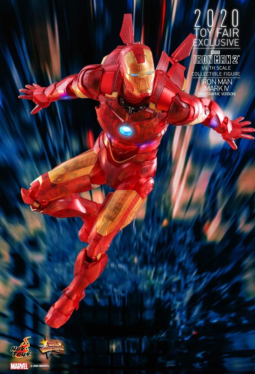 Hot Toys 1:6 Iron Man Mark IV Holographic - Iron Man 2 - Exclusive, HT906328