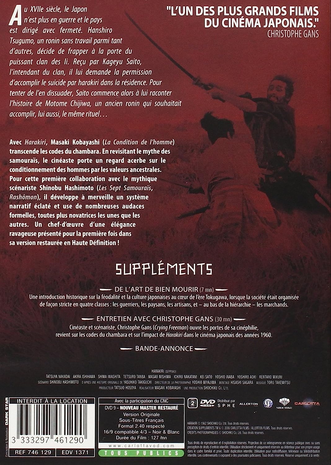 Harakiri - DVD