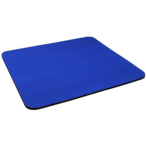 CABLES DIRECT - DARK BLUE MOUSE MAT 6MM CLOTH&RUBBER