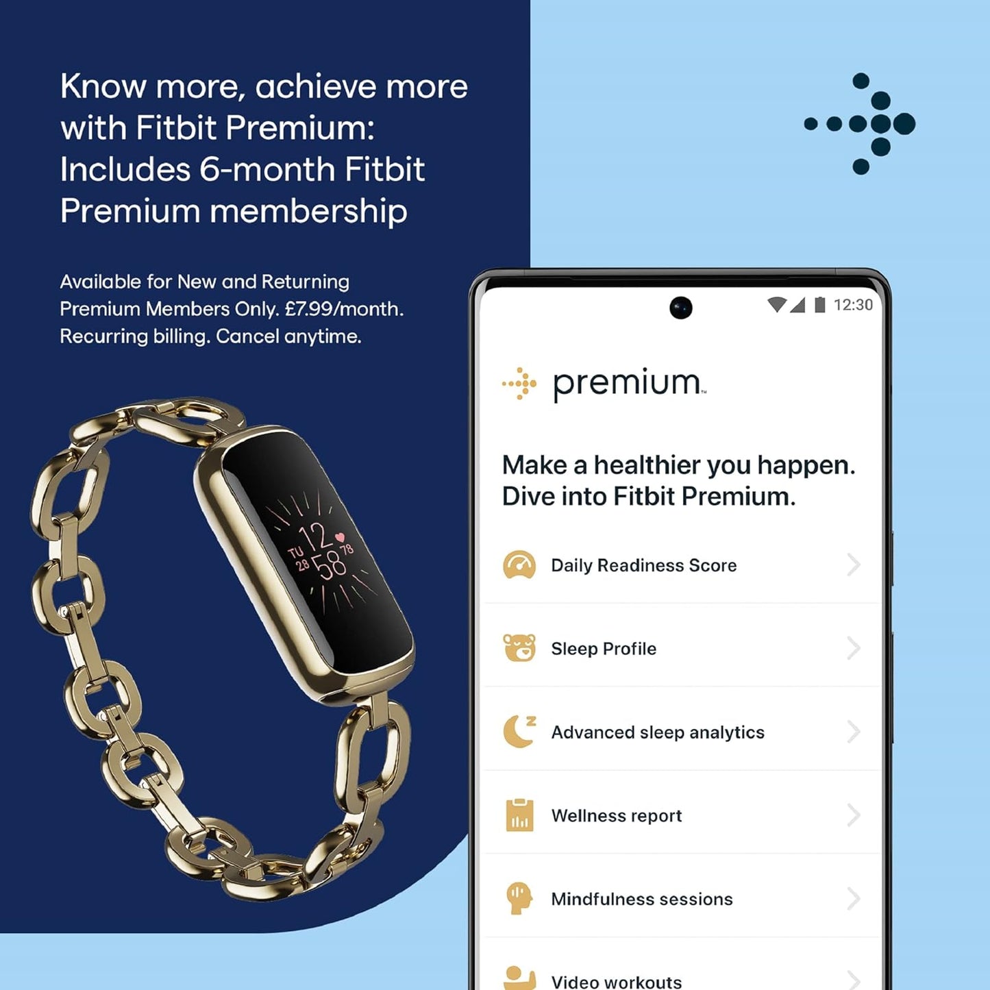 Fitbit Luxe Special Edtn Soft Goldpeony