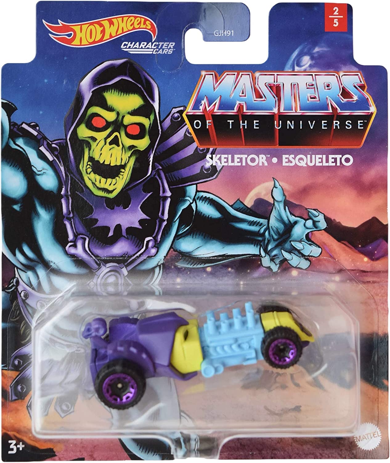 Hot Wheels Masters of The Universe and Set of 2 - Character Cars