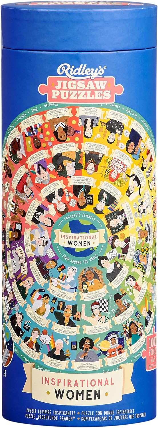 Ridley's Games JIG046 Inspirational Women 1000 Piece Jigsaw Puzzle, Multi, One Size