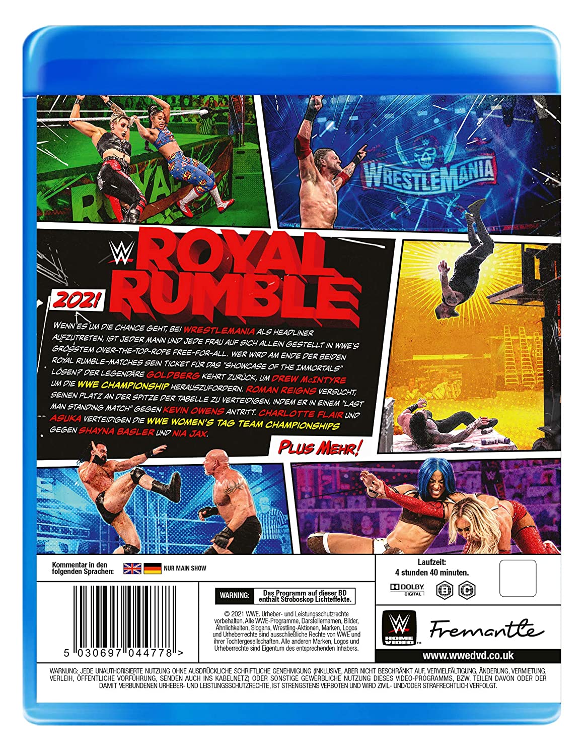 WWE: Royal Rumble 2022, 1 Blu-ray
