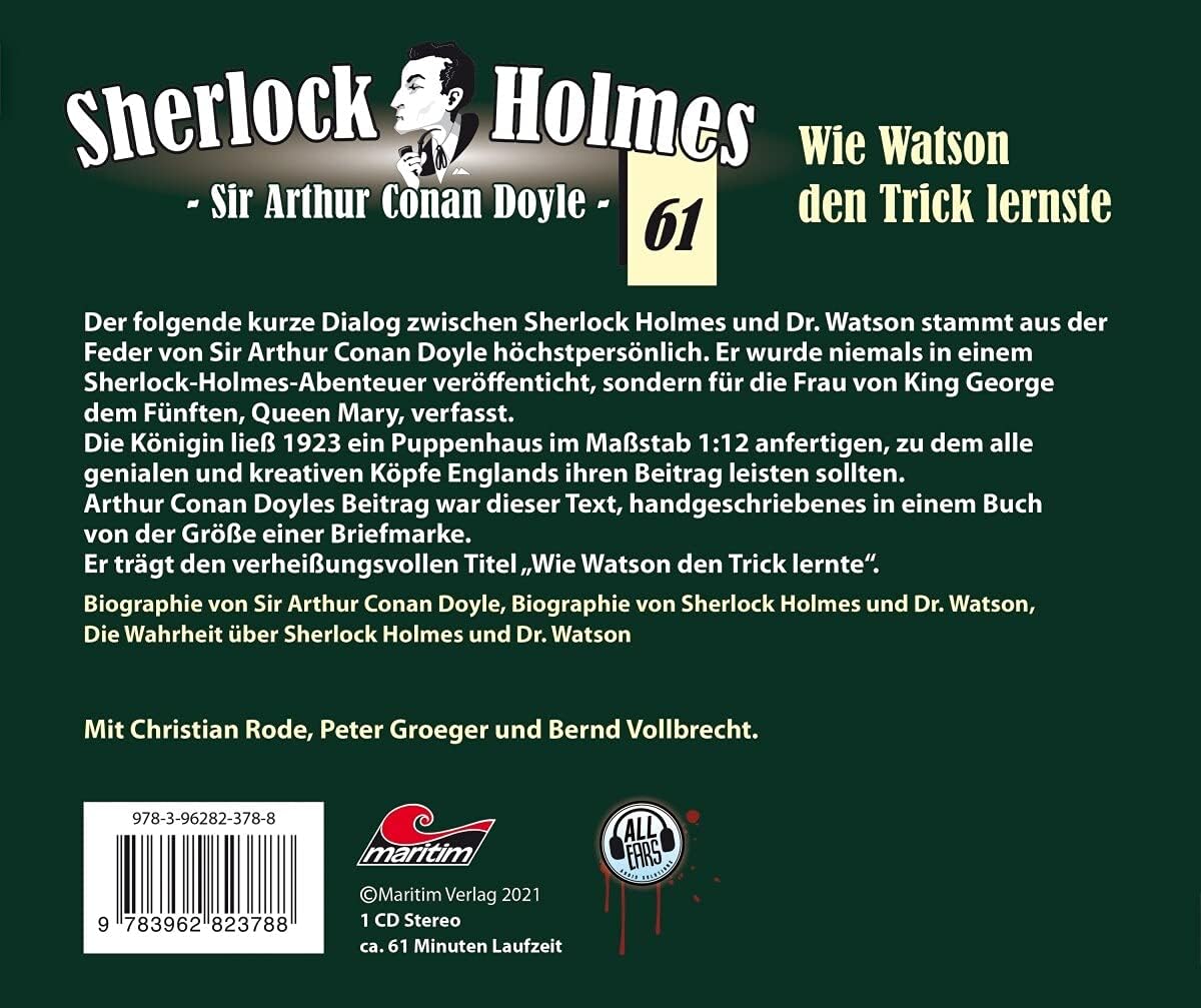 Folge 61-Wie Watson Den Trick Lernte