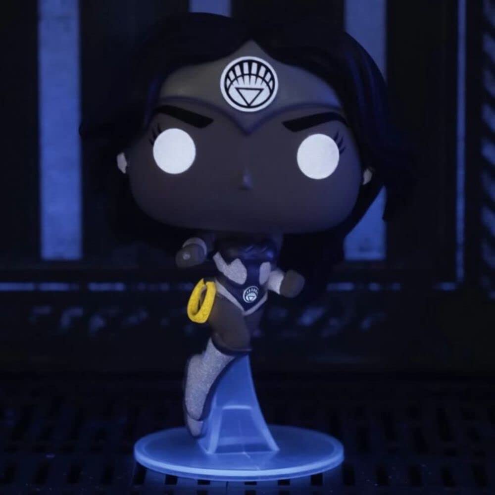 Wonder Woman 80th Anniversary White Lantern Glow-in-The-Dark Pop! Vinyl Figure - Entertainment Earth Exclusive