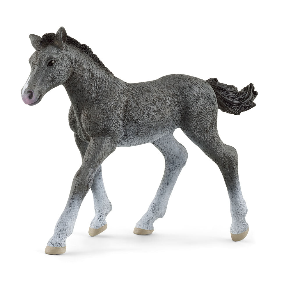 SCHLEICH Horse Club Trakehner Foal Toy Figure, Grey (13944)