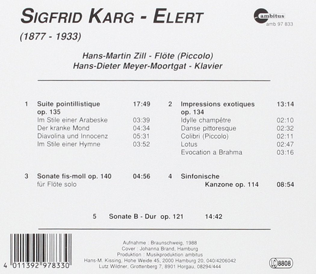 Karg-Elert Werke Für Flöte