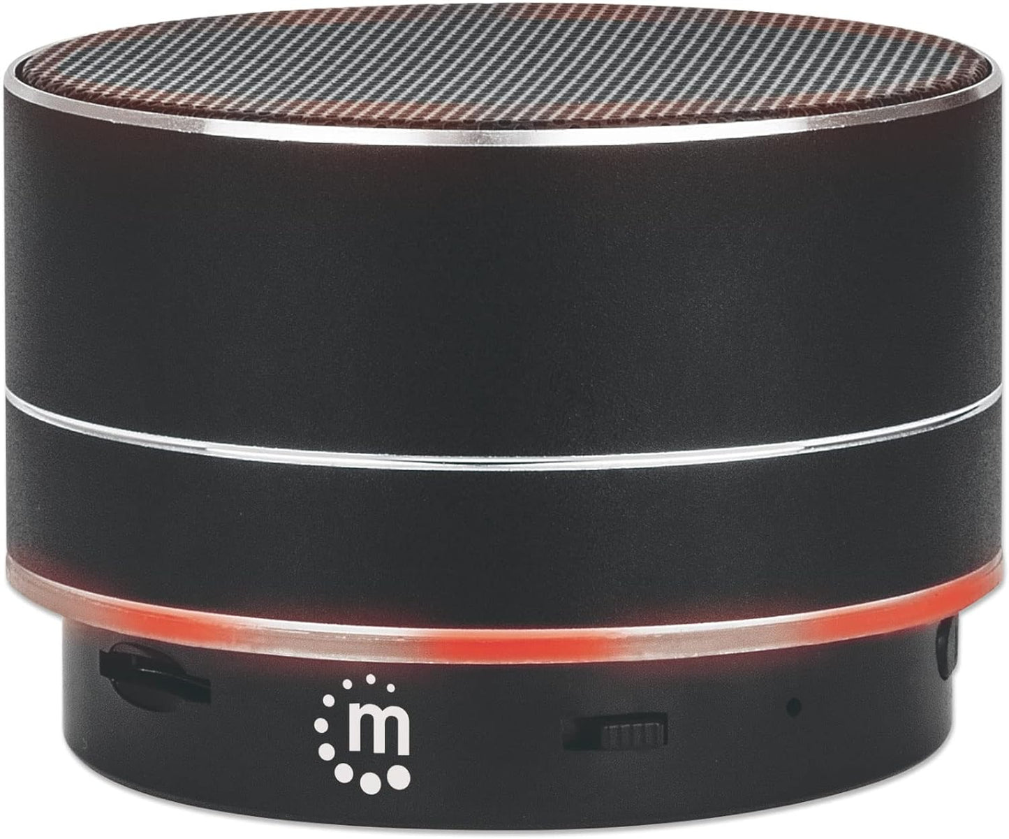 Metallic Bluetooth Speaker- Microphone Micro Sd Black