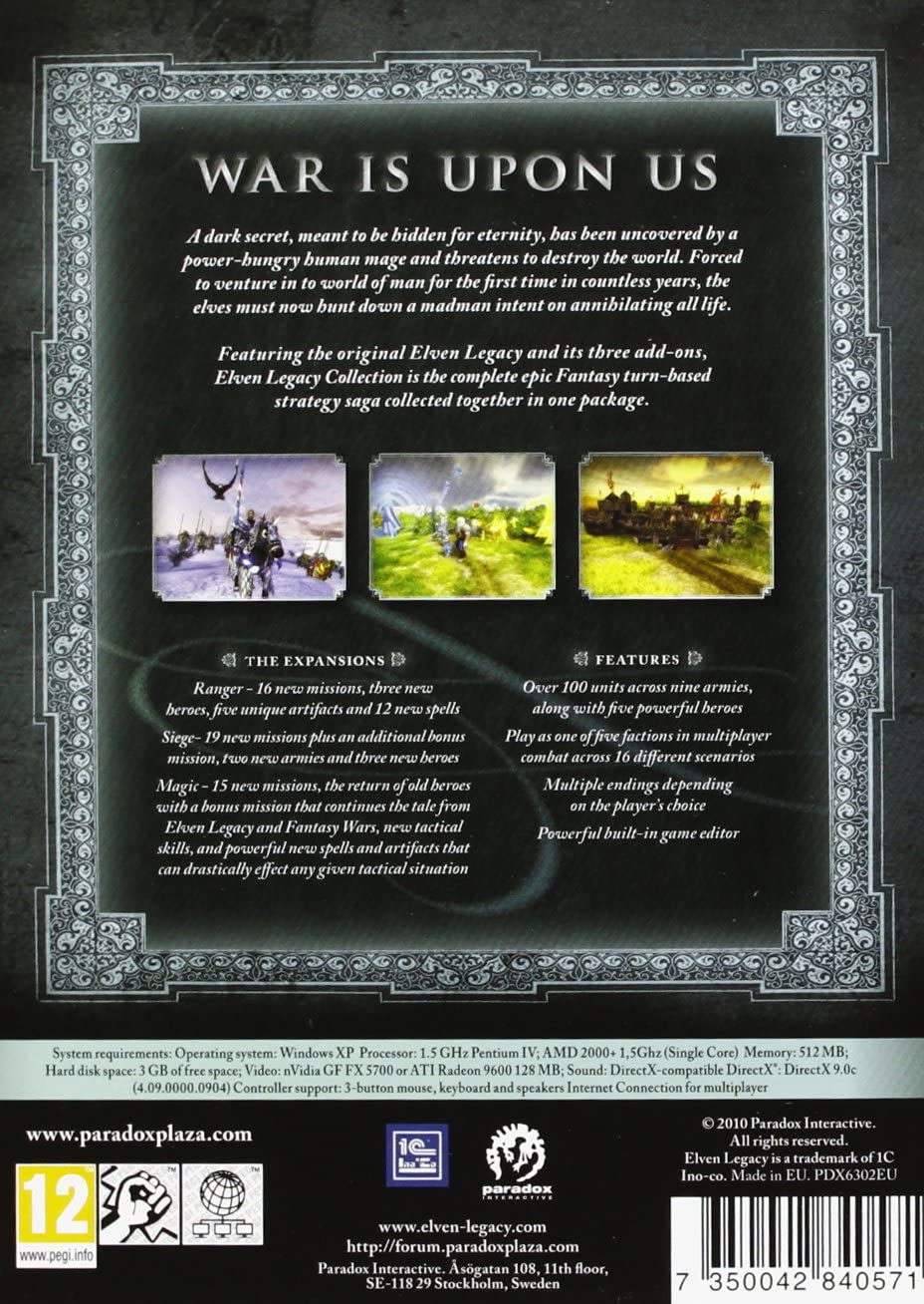Elven Legacy Collection (PC DVD