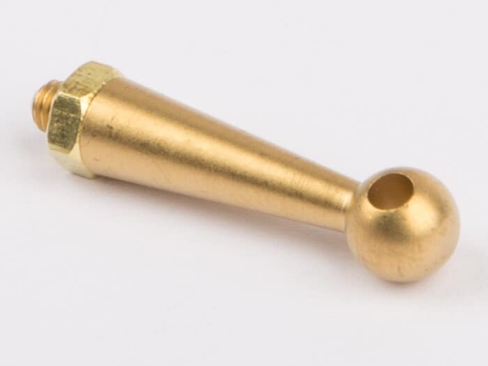 Wilesco 01886 et Rail Supports, Brass, with Nuts