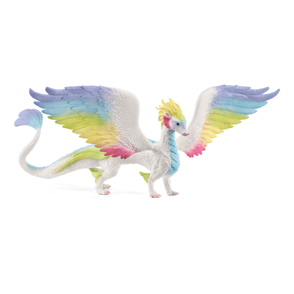 SCHLEICH Bayala Rainbow Dragon Toy Figure, Multi-colour (70728)
