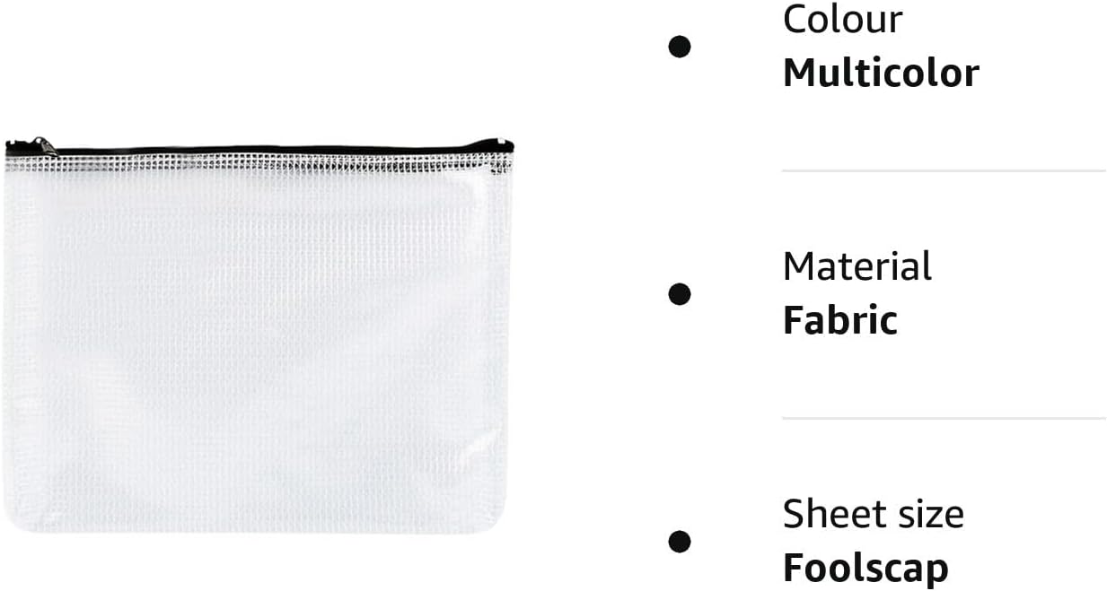 Tiger tuff bag foolscap A4+ size single bag - assorted colours