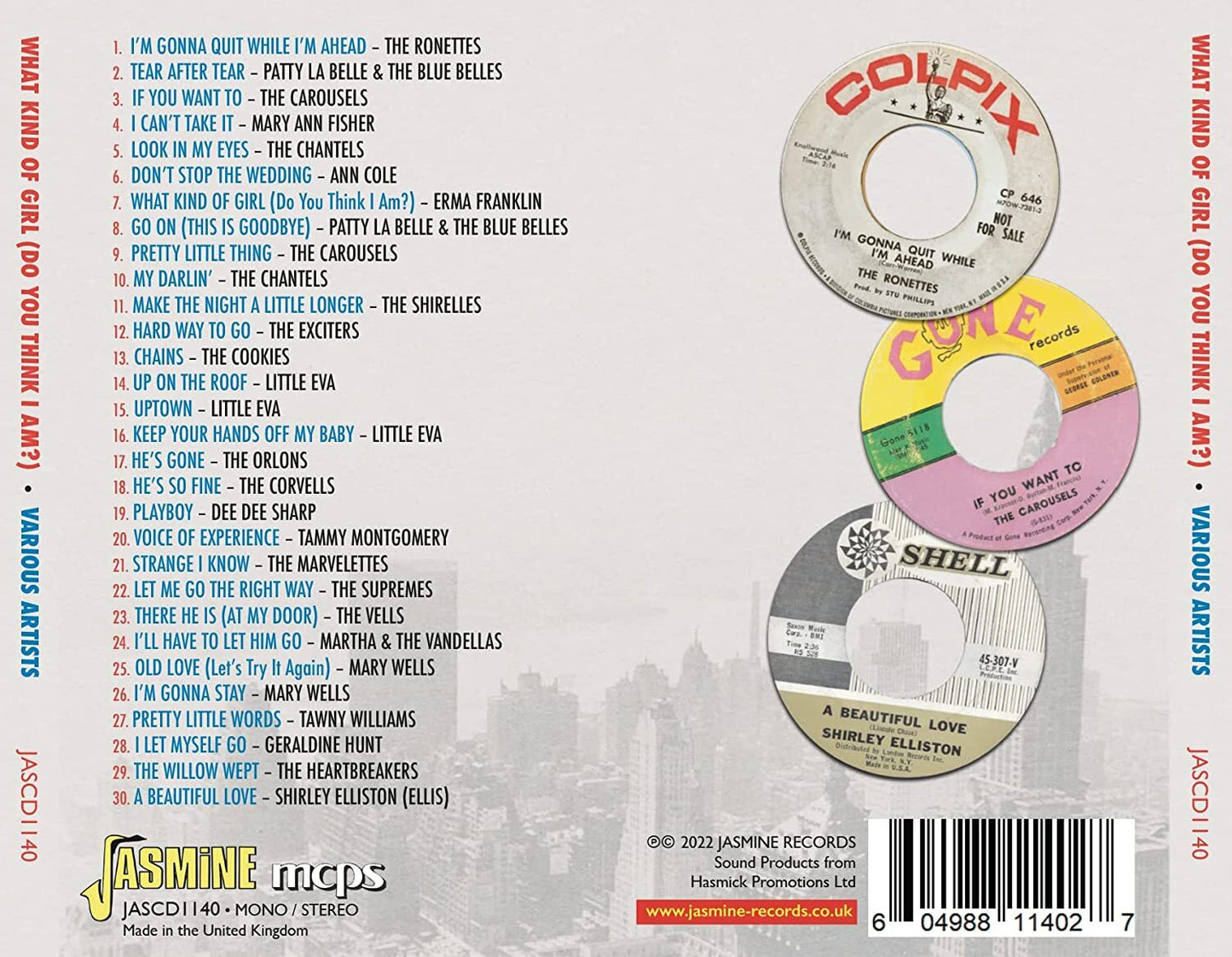 What Kind of Girl (Do You Think I Am?): Hits, Rarities & Album Tracks from East Coast Girls and Groups