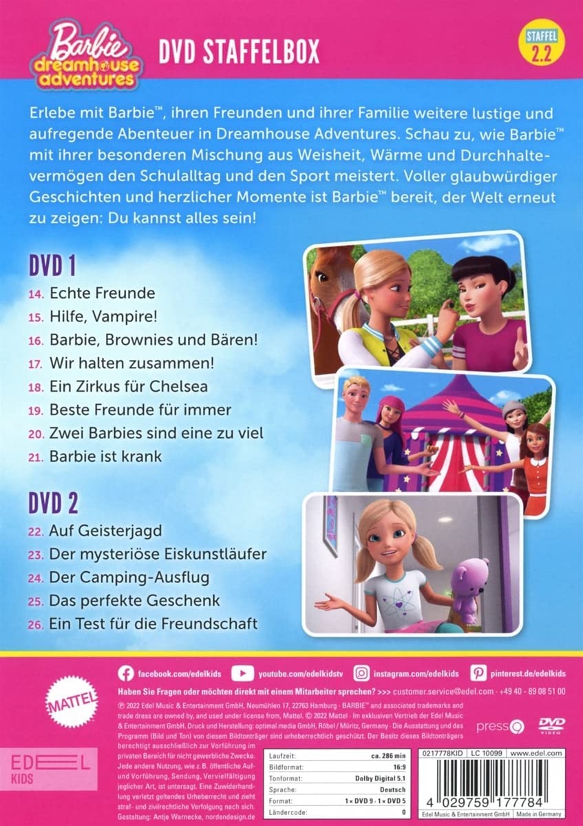 Barbie Dreamhouse Adventures: Staffelbox 2.2