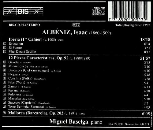 Piano Music Volume 1 (Baselga)