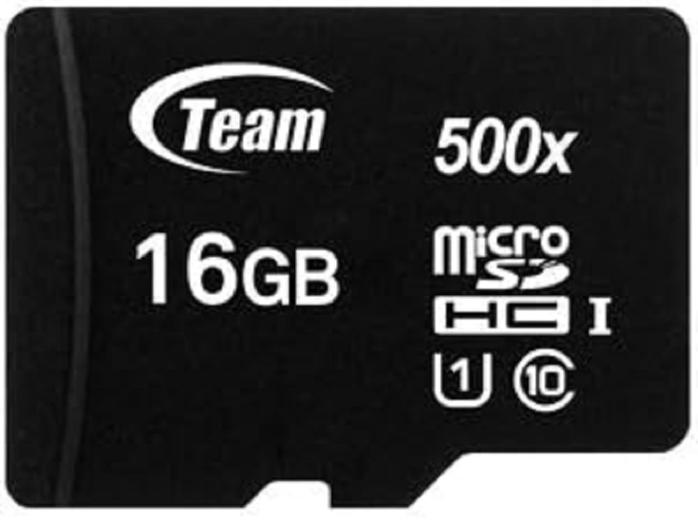 Team 16Gb Micro Sdhc Class 10 Uhs-I Flash Card With Adapter