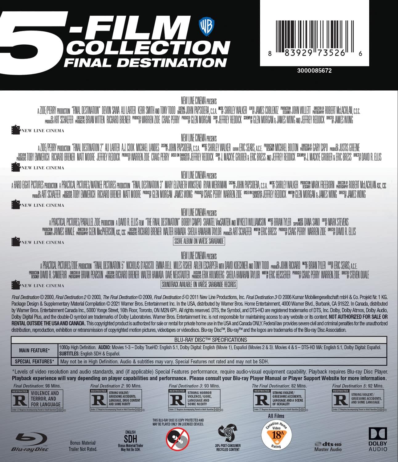 Final Destination: 5-Film Collection