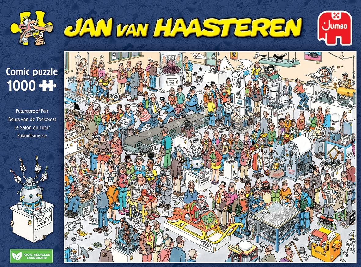 Jumbo, Jan van Haasteren – Futureproof Fair, Jigsaw Puzzles for Adults, 1000 Piece