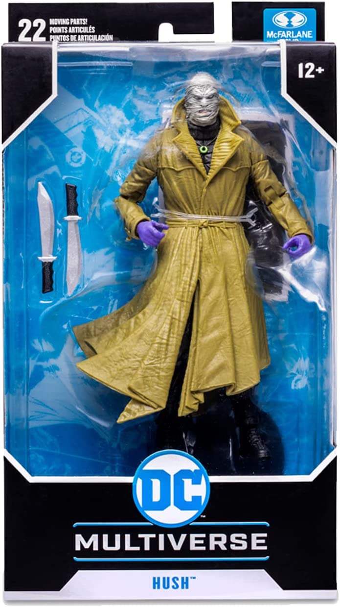 McFarlane Toys DC Multiverse Hush Figura de acción de 7 Pulgadas, Figura Coleccionable de Batman de DC con Tarjeta de Personaje de coleccionista única, a Partir de 12 años